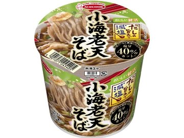 エース だしの旨みで減塩小海老天そば ×12 【全国送料無料】(一部地域別途)の画像