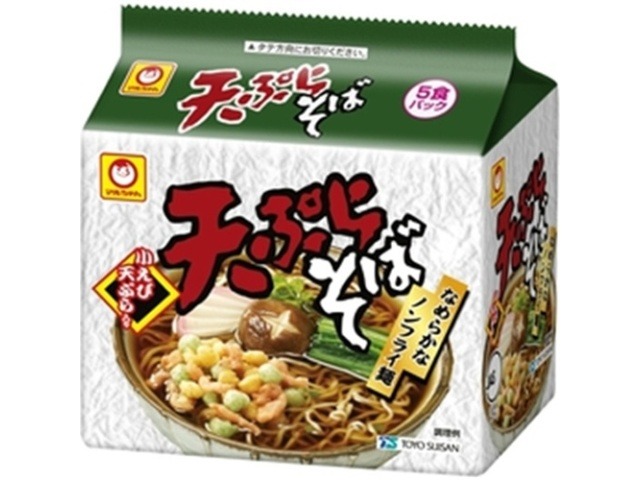 マルちゃん（５食）天ぷらそば  ×6 【全国送料無料】(一部地域別途)の画像