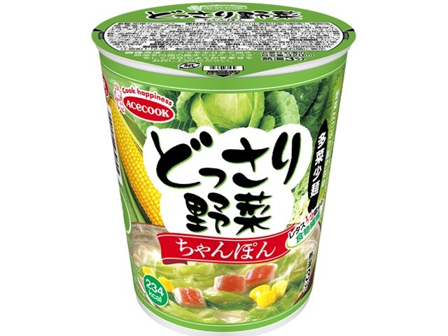 エース どっさり野菜 ちゃんぽん ×12 【全国送料無料】(一部地域別途)の画像