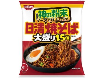 日清 焼そば大盛り１．５倍（袋） ×24 【全国送料無料】(一部地域別途)の画像
