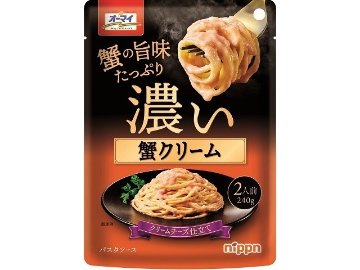 オーマイ 濃い蟹クリーム ２４０ｇ  ×12 【全国送料無料】(一部地域別途)の画像