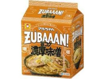 マルちゃん ズバーン旨コク濃厚味噌 ３Ｐ ×9 【全国送料無料】(一部地域別途)の画像