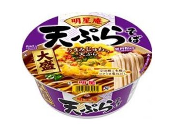 明星庵 天ぷらそば 大盛 ×12 【全国送料無料】(一部地域別途)の画像