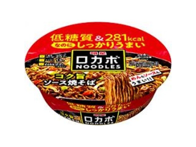 明星 ロカボヌードルおいしさプラス ソース焼そば ×12 【全国送料無料】(一部地域別途)の画像