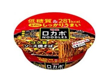 明星 ロカボヌードルおいしさプラス ソース焼そば ×12 【全国送料無料】(一部地域別途)の画像