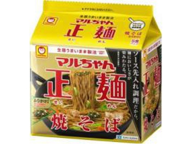 マルちゃん 正麺焼そば ５Ｐ  ×6 【全国送料無料】(一部地域別途)の画像