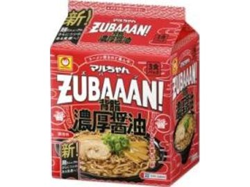 マルちゃん ズバーン 背脂濃厚醤油３Ｐ ×9 【全国送料無料】(一部地域別途)の画像