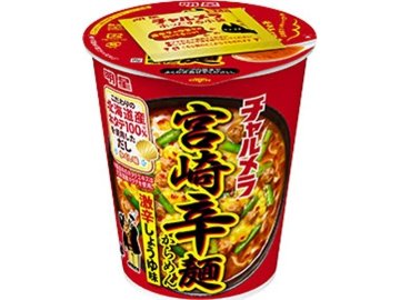 明星 チャルメラカップ 宮崎辛麺   ×12 【全国送料無料】(一部地域別途)の画像
