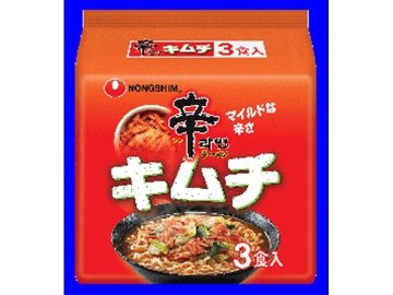 農心 辛ラーメンキムチ ３食 ×12 【全国送料無料】(一部地域別途)の画像