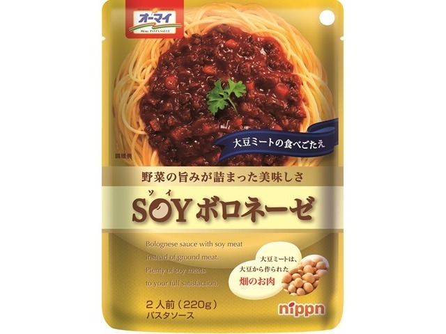 オーマイ ＳＯＹボロネーゼ ２２０ｇ ×24 【全国送料無料】(一部地域別途)の画像
