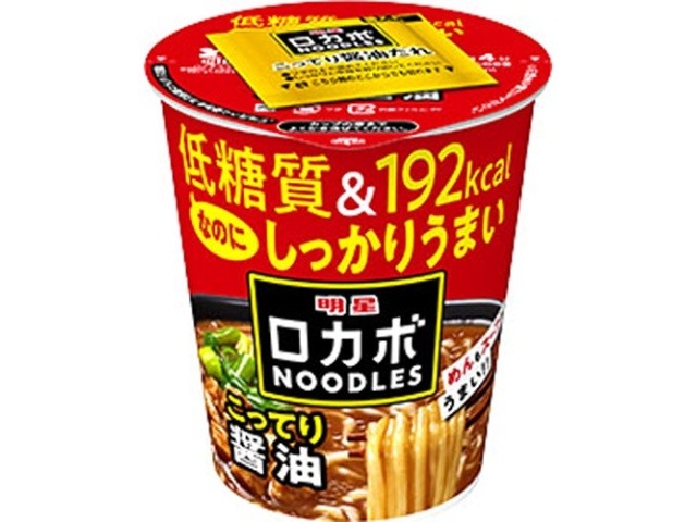 明星 ロカボＮＯＯＤＬＥＳこってり醤油 ×12 【全国送料無料】(一部地域別途)の画像