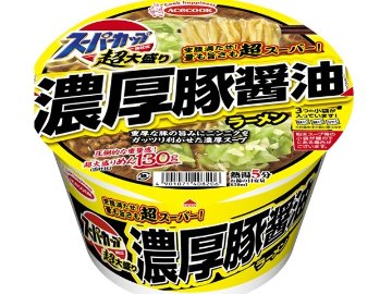 エース 超大盛りスーパー濃厚豚醤油 ×12 【全国送料無料】(一部地域別途)の画像