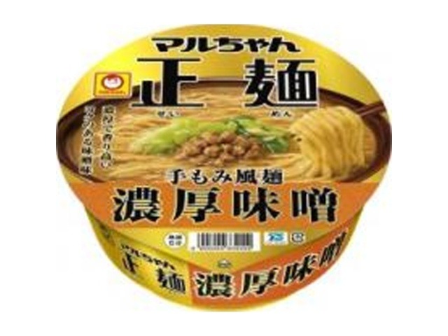 マルちゃん 正麺カップ濃厚味噌  ×12 【全国送料無料】(一部地域別途)の画像