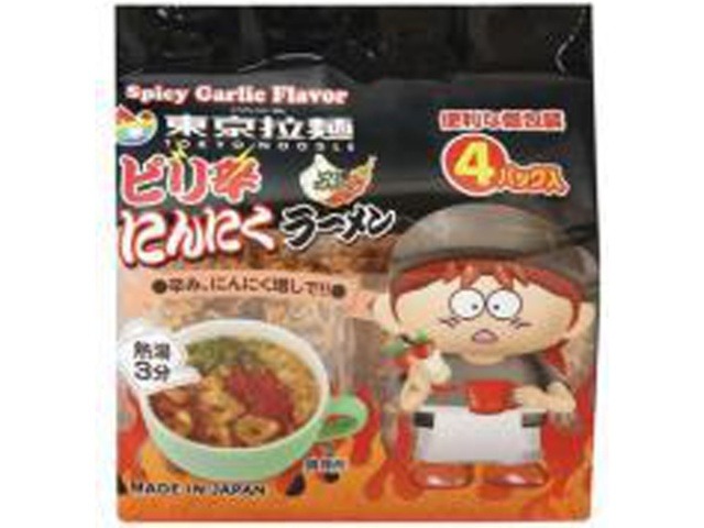 東京拉麺 ピリ辛ニンニク１１２ｇ ×48 【全国送料無料】(一部地域別途)の画像