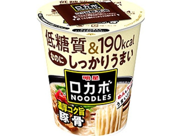 明星 ロカボＮＯＯＤＬＥＳ 濃厚コク旨豚骨 ×12 【全国送料無料】(一部地域別途)の画像