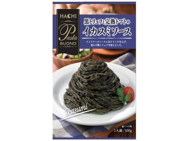 ハチ食品 黒トリュフとトマトのイカスミソース ×24 【全国送料無料】(一部地域別途)の画像