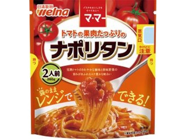 マ・マー トマトの果肉たっぷりのナポリタン ×6 【全国送料無料】(一部地域別途)の画像