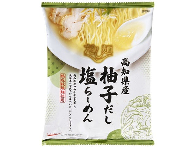 国分 だし麺 高知県産柚子だし塩らーめん ×40 【全国送料無料】(一部地域別途)の画像