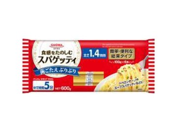 昭和 結束スパゲッティ１．４ｍｍ６００ｇ  ×24 【全国送料無料】(一部地域別途)の画像