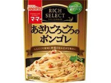マ・マー リッチセレクト あさりごろごろのボンゴレ ×36 【全国送料無料】(一部地域別途)の画像