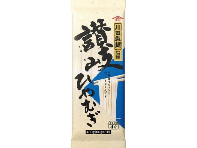 日清 川田讃岐ひやむぎ ４００ｇ ×20 【全国送料無料】(一部地域別途)の画像
