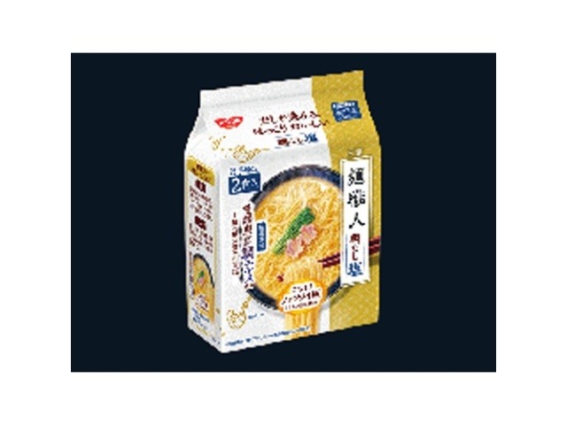 日清 麺職人 鯛だし塩２食パック ×18 【全国送料無料】(一部地域別途)の画像