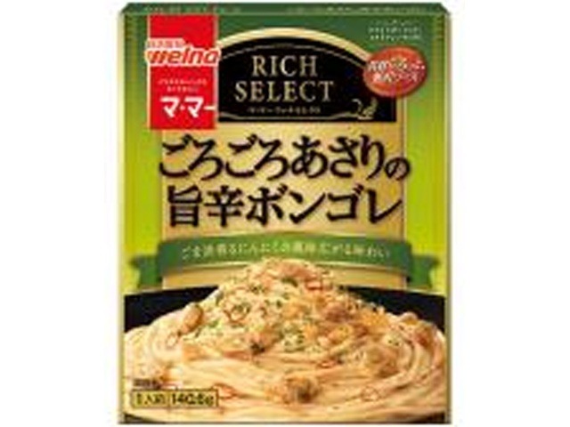 マ・マー リッチセレクト旨辛ボンゴレ １人前 ×30 【全国送料無料】(一部地域別途)の画像