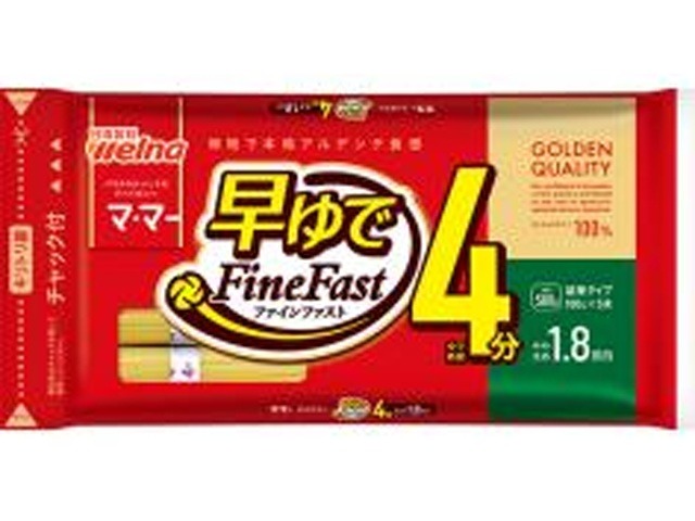マ・マー 早ゆで４分スパ１．８ｍｍチャック付５００  ×20 【全国送料無料】(一部地域別途)の画像