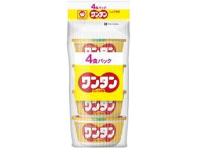 マルちゃん ワンタン しょうゆ味４Ｐ ×6 【全国送料無料】(一部地域別途)の画像