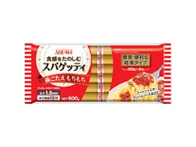 昭和 結束スパゲッティ１．８ｍｍ６００ｇ  ×24 【全国送料無料】(一部地域別途)の画像