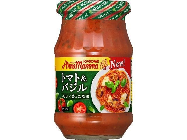 カゴメ アンナマンマ トマト＆バジル３３０ｇ ×12 【全国送料無料】(一部地域別途)の画像