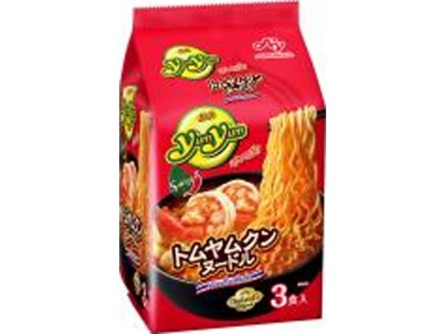 味の素 ＹｕｍＹｕｍ トムヤムクンヌードル３食 ×27 【全国送料無料】(一部地域別途)の画像