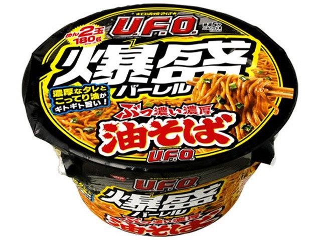 日清 焼そばＵＦＯ爆盛バーレル油そば ×6 【全国送料無料】(一部地域別途)の画像