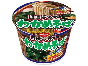 日清 デカうま わかめそば ×12 【全国送料無料】(一部地域別途)の画像