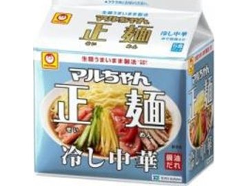マルちゃん 正麺冷し中華 ５食パック  ×6 【全国送料無料】(一部地域別途)の画像