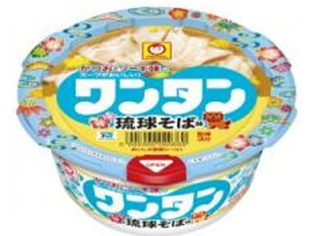 マルちゃん ワンタン琉球そば味  ×12 【全国送料無料】(一部地域別途)の画像