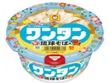 マルちゃん ワンタン琉球そば味  ×12 【全国送料無料】(一部地域別途)の画像