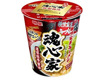 明星 ニッポンの神チェーン魂心家濃厚豚骨醤油  ×12 【全国送料無料】(一部地域別途)の画像