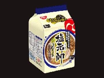 日清 塩元帥監修旨塩ラーメン３食パック  ×27 【全国送料無料】(一部地域別途)の画像