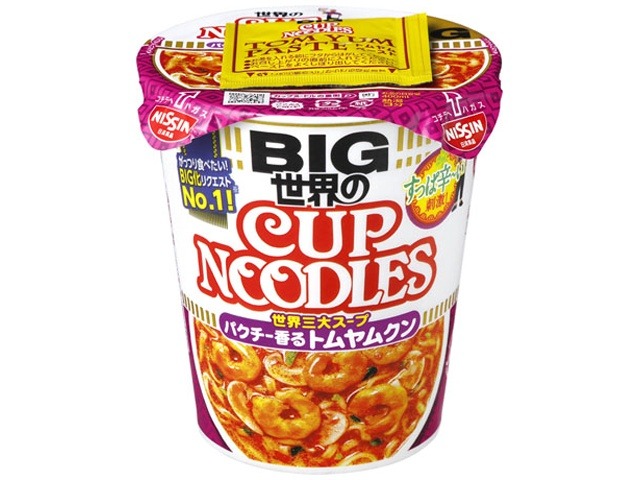 カップヌードル パクチー香るトムヤムクンビッグ×12 【全国送料無料】(一部地域別途) ,12個のまとめ買いの画像