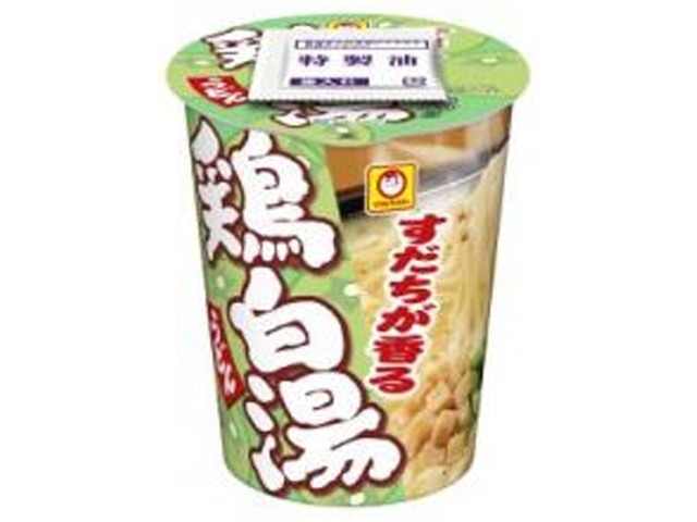 マルちゃん 縦型ビッグすだち鶏白湯うどん×12 【全国送料無料】(一部地域別途) ,12個のまとめ買いの画像