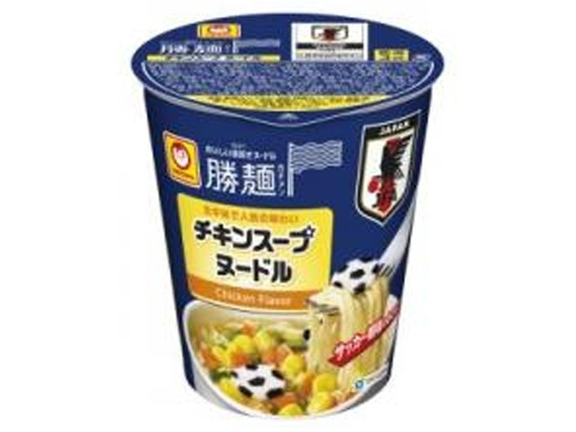 マルちゃん カチメン チキン スープヌードル ５６ｇ ×12 【全国送料無料】(一部地域別途) ,12個のまとめ買いの画像