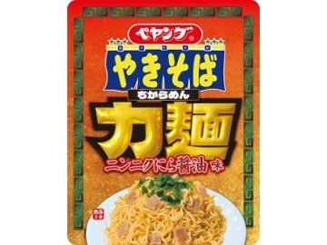 ペヤング 力麺 ニンニクにら醤油味やきそば×36 【全国送料無料】(一部地域別途) ,36個のまとめ買いの画像