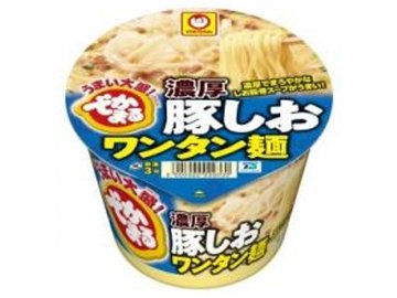 マルちゃん でかまる 濃厚豚しおワンタン麺 ×12 【全国送料無料】(一部地域別途) ,12個のまとめ買いの画像