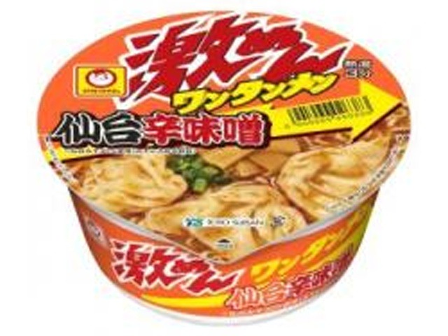 マルちゃん 激めんワンタンメン仙台辛味噌 ×12 【全国送料無料】(一部地域別途) ,12個のまとめ買いの画像