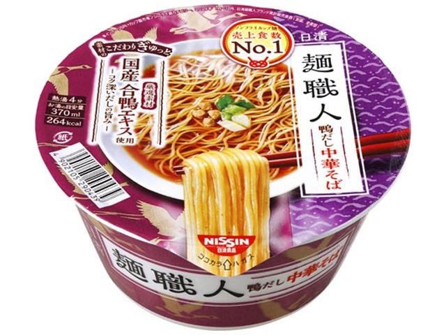 日清 麺職人 鴨だし中華そば ×12 【全国送料無料】(一部地域別途) ,12個のまとめ買いの画像