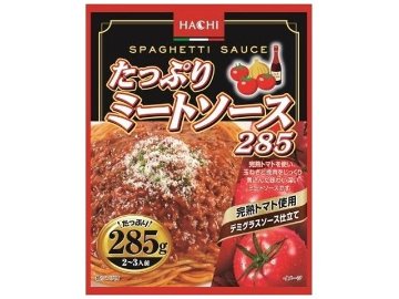 ハチ食品 たっぷりミートソース２８５ｇ   ×20 【全国送料無料】(一部地域別途)の画像