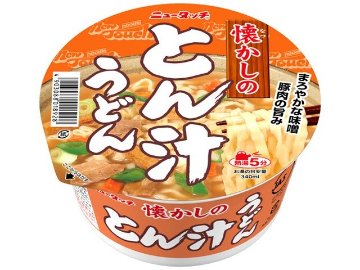 ニュータッチ 懐かしのとん汁うどん  ×12 【全国送料無料】(一部地域別途)の画像