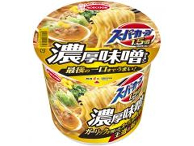 エース スーパーカップ 濃厚味噌ラーメン  ×12 【全国送料無料】(一部地域別途)の画像