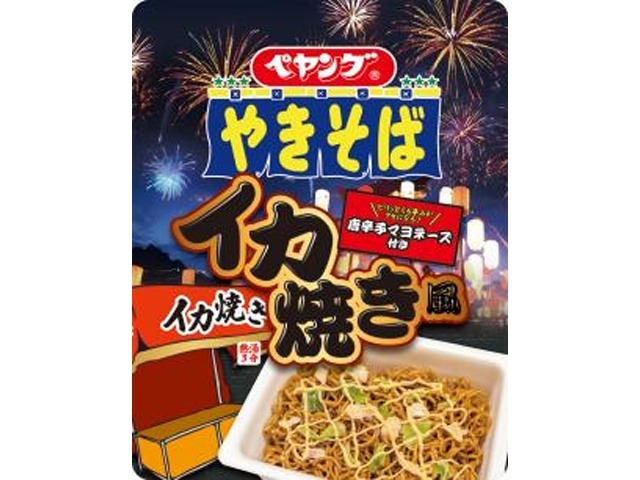ペヤング イカ焼き風やきそば唐辛子マヨネーズ付き ×36 【全国送料無料】(一部地域別途)の画像